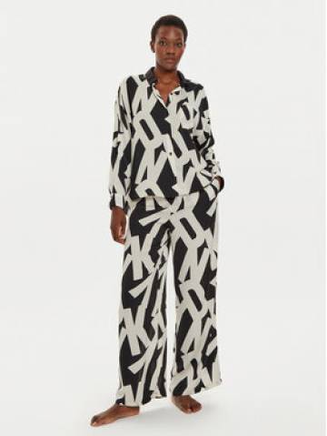 DKNY Комплект сорочка і тканинні штани YI90019 Бежевий Regular Fit DKNY Комплект сорочка і тканинні штани YI90019 Бежевий Regular Fit