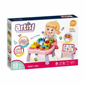 Детский игровой столик Zhorya с конструктором, 47*6*33 см, с 3 лет, 50 деталей (ZY1658317) Детский игровой столик Zhorya с конструктором, 47*6*33 см, с 3 лет, 50 деталей (ZY1658317)