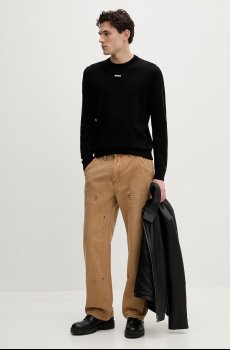 Хлопковый свитер HUGO San Cassius-C2