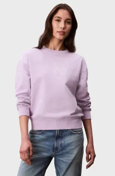 Женский сиреневый свитшот MONOLOGO FRENCH TERRY Сиреневый XS Calvin Klein Jeans LV047B234G
