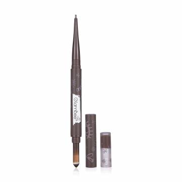 Карандаш и гель для бровей GlamBee Brow Pencil & Gel 03, 0.6 г Карандаш и гель для бровей GlamBee Brow Pencil & Gel 03, 0.6 г