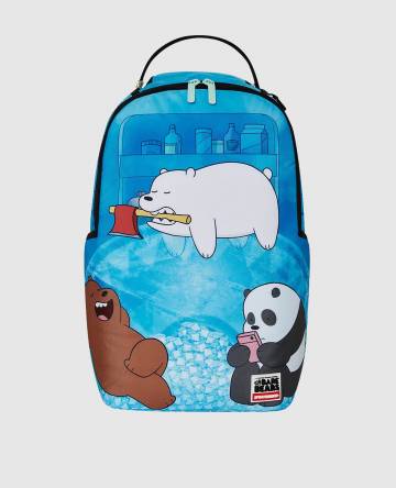 Детский голубой рюкзак WE BARE BEARS CHILLIN Детский голубой рюкзак WE BARE BEARS CHILLIN