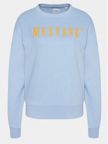 Mustang Світшот Aberdeen 1014960 Блакитний Regular Fit Mustang Світшот Aberdeen 1014960 Блакитний Regular Fit