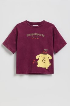 Reserved - Футболка Pompompurin - буряковий - 044HU-83X