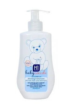 Деткский шампунь и пена для ванны 2 в 1 Babycoccole Delicate Bath & Shampoo, с рождения, 400 мл
