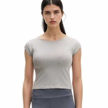 Cropp - Гладка футболка - light grey Cropp - Гладка футболка - light grey