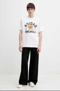 Хлопковая футболка adidas Originals