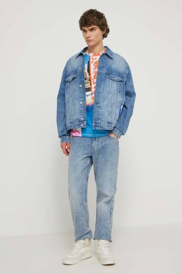 Хлопковая футболка Desigual мужской узорный Хлопковая футболка Desigual мужской узорный