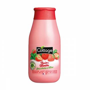 Увлажняющее молочко для душа Cottage Moisturizing Shower Milk, Strawberry & Mint, 50 мл Увлажняющее молочко для душа Cottage Moisturizing Shower Milk, Strawberry & Mint, 50 мл