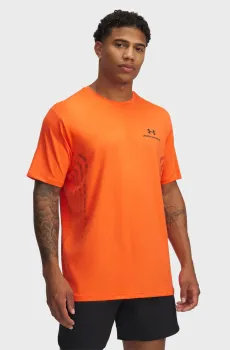 Мужская оранжевая футболка Vanish Energy Graphic SS Оранжевый S Under Armour 1389136-847
