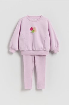 Reserved - Бавовняний комплект - світло-ліловий - 926HV-40X