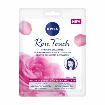 Увлажняющая тканевая маска для лица NIVEA Rose Touch, 1 шт Увлажняющая тканевая маска для лица NIVEA Rose Touch, 1 шт