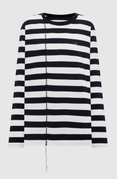 Джемпер в полоску с монограммой