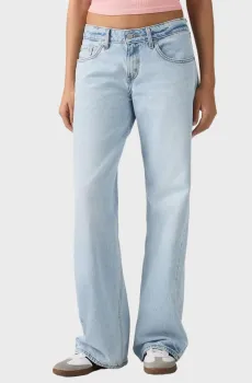 Женские голубые джинсы Low Loose Голубой 24-32 Levi’s® A5566;0043