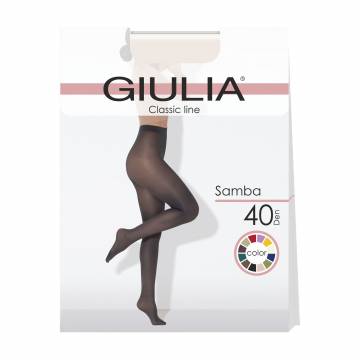 Колготки женские Giulia Samba без шортиков, 40 DEN, Panna, размер 4L Колготки женские Giulia Samba без шортиков, 40 DEN, Panna, размер 4L