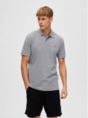 Selected Homme Поло 16087839 Сірий Regular Fit Selected Homme Поло 16087839 Сірий Regular Fit