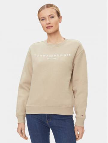 Tommy Hilfiger Світшот WW0WW39791 Бежевий Relaxed Fit
