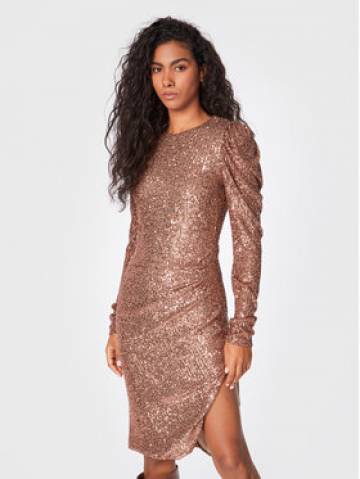 Silvian Heach Коктейльна сукня Vestit CVA22264VE Коричневий Slim Fit Silvian Heach Коктейльна сукня Vestit CVA22264VE Коричневий Slim Fit