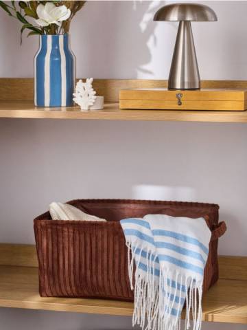 КОШИК ДЛЯ ЗБЕРІГАННЯ - коричневий