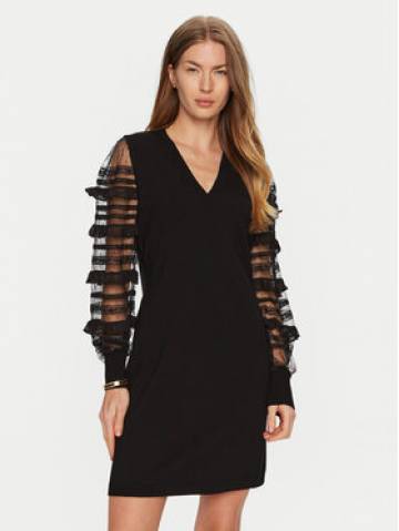 TWINSET Трикотажна сукня 241TP3530 Чорний Regular Fit TWINSET Трикотажна сукня 241TP3530 Чорний Regular Fit