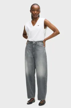 Женские серые джинсы IKON BARREL Серый 26 Karl Lagerfeld B1W10040