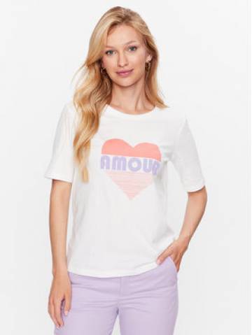 b.young Футболка 20812839 Білий Regular Fit b.young Футболка 20812839 Білий Regular Fit