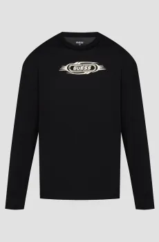 Мужской черный лонгслив Черный XL Guess Z5YI14.I3Z14;JBLK