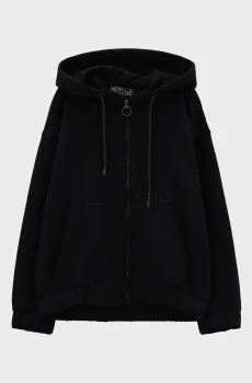 Женское черное худи JACKET FIX Черный S CMP 36D7536-U901