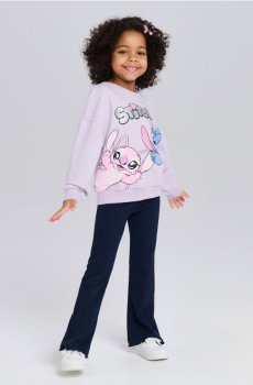 Комплект із світшота та штанів Lilo & Stitch - Фіолетовий
