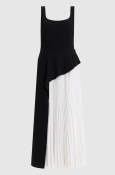 Черное платье Zayla с плиссированием