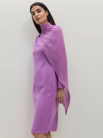 Reserved - LADIES` DRESS - фуксія - 475EN-43X Reserved - LADIES` DRESS - фуксія - 475EN-43X
