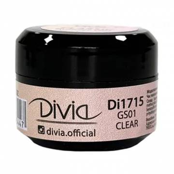 Гель для наращивания ногтей Divia Classic Builder Gel GS01 Clear, 5 г Гель для наращивания ногтей Divia Classic Builder Gel GS01 Clear, 5 г