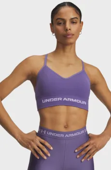 Женский фиолетовый топ Vanish Seamless Low Bra-PPL Фиолетовый XL Under Armour 1384417-520