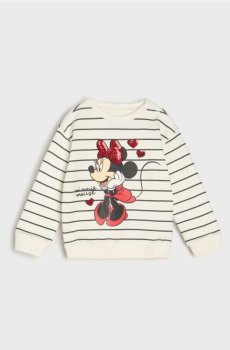 Світшот crewneck Minnie Mouse - кремовий