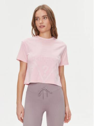 Guess Футболка Adele V2YI06 K8HM0 Рожевий Regular Fit Guess Футболка Adele V2YI06 K8HM0 Рожевий Regular Fit