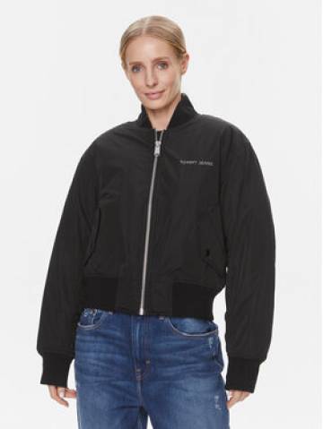 Tommy Jeans Куртка бомбер Classics DW0DW17240 Чорний Regular Fit Tommy Jeans Куртка бомбер Classics DW0DW17240 Чорний Regular Fit