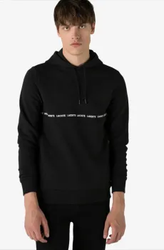 Мужская черная толстовка Черный S Lacoste SH223434S