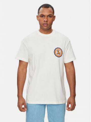 Lee Футболка Varsity 112350085 Écru Relaxed Fit Lee Футболка Varsity 112350085 Écru Relaxed Fit