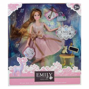Лялька Emily з кумедним песиком (QJ087C) Лялька Emily з кумедним песиком (QJ087C)