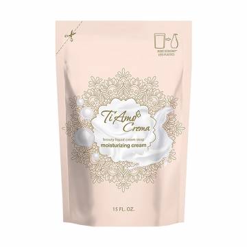 Жидкое крем-мыло Ti Amo Crema Beauty Liquid Cream Soap Moisturizing Cream, 450 мл (дойпак) Жидкое крем-мыло Ti Amo Crema Beauty Liquid Cream Soap Moisturizing Cream, 450 мл (дойпак)