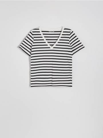 Reserved - Футболка regular fit з мерсеризованої бавовни - різнобарвний - 5393V-MLC Reserved - Футболка regular fit з мерсеризованої бавовни - різнобарвний - 5393V-MLC
