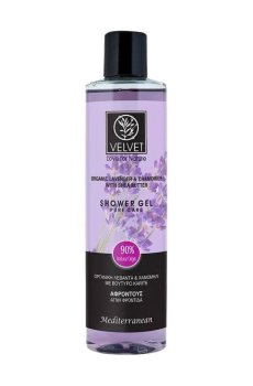 Гель для душа Velvet Love for Nature Organic Lavender & Chamomile Shower Gel, 300 мл