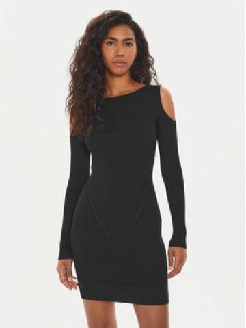 Guess Трикотажна сукня W4YK08 Z3FF0 Чорний Regular Fit Guess Трикотажна сукня W4YK08 Z3FF0 Чорний Regular Fit