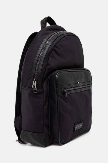Рюкзак Tommy Hilfiger мужской цвет чёрный большой однотонный AM0AM12738 Рюкзак Tommy Hilfiger мужской цвет чёрный большой однотонный AM0AM12738