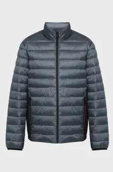 Мужская серая куртка RECYCLED SIDE LOGO JACKET Серый S Calvin Klein K10K108291