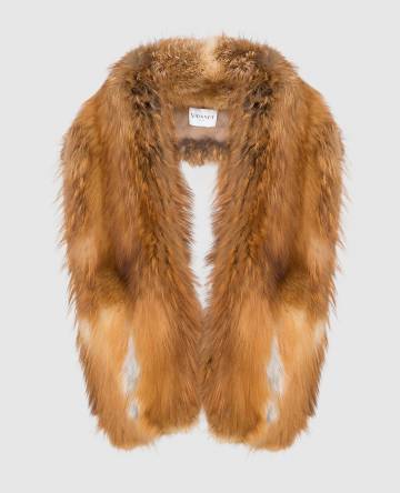 Жилет из меха лисы