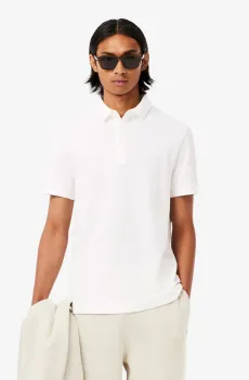 Мужское белое поло Белый M-L Lacoste PH5522001