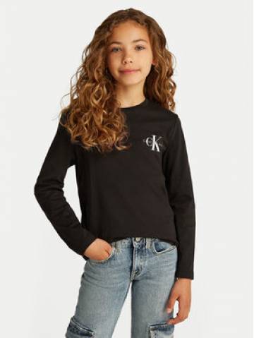 Calvin Klein Jeans Блузка IU0IU00677 Чорний Regular Fit Calvin Klein Jeans Блузка IU0IU00677 Чорний Regular Fit