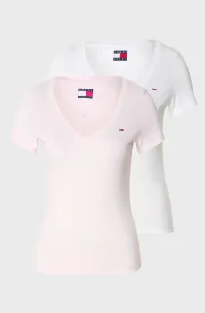 Женская футболка (2 шт) V-NECK Разноцветный M Tommy Jeans DW0DW21367