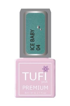 Уценка! Гель-лак для ногтей Tufi Profi Premium Ice baby 04 Исландия, 8 мл
